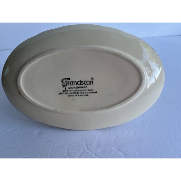 Franciscan Desert Rose Gravy Boat Made in England w/ Attached Drip/Underplate - Picture 4 of 13